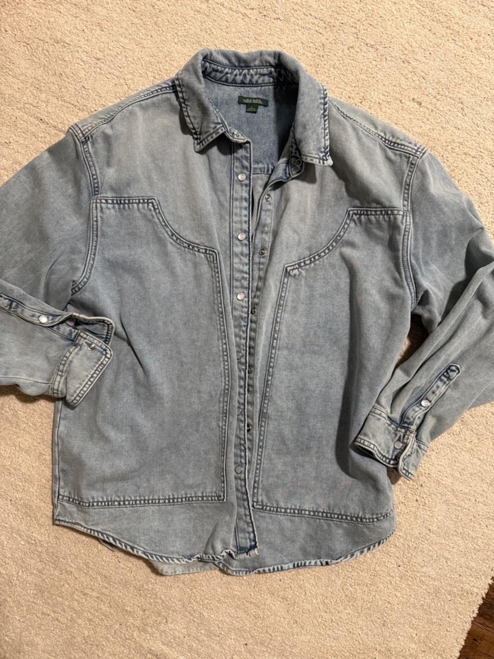 wild fable Light Wash Denim Jacket